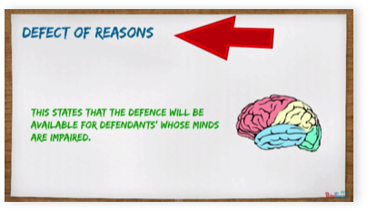 criminal law defence of insanity